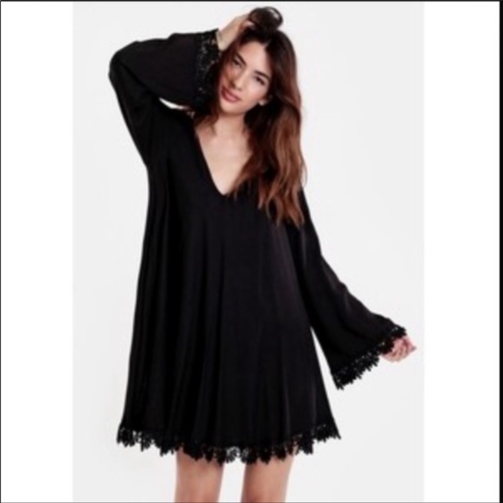 FOR LOVE & LEMONS - Angelic Long sleeve mini dress